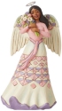 Jim Shore 6009210 Angel Holding Flowers Figurine