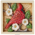 Jim Shore 6009331 Cardinal Plaque