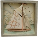 Jim Shore 6009343 Sailboat Plaque