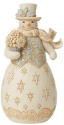 Jim Shore 6009398 Holiday Lustre Snowman Figurine