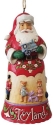 Jim Shore 6009457i Toyland Santa Ornament