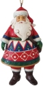Jim Shore 6009458 Lapland Santa Ornament