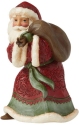 Jim Shore 6009491 Victorian Santa with Bag Figurine