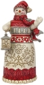 Jim Shore 6009501 Snowman Nordic Noel Figurine