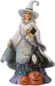 Jim Shore 6009506 Good Witch and Pumpkin Figurine