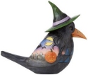 Jim Shore 6009510 Halloween Crow Pint Size Figurine