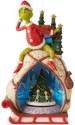 Jim Shore 6009699 Grinch With Lighted and Rotating Scene Figurine