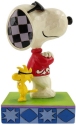 Jim Shore Peanuts 6010115 Joe Cool and Woodstock Figurine
