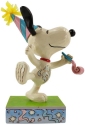 Jim Shore Peanuts 6010116 Snoopy & Woodstock Birthday Figurine