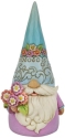 Jim Shore 6010286i Gnome with Flowers Figurine