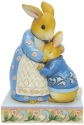 Jim Shore 6010686 Mrs Rabbit and Peter Rabbit Figurine