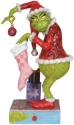 Jim Shore Dr Seuss 6010781N Grinch Stealing Ornaments Figurine