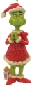 Jim Shore Dr Seuss 6010784 Grinch with Large Heart Ornament