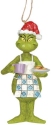 Jim Shore Dr Seuss 6010786 Grinch In Apron with Cookies Ornament