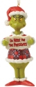 Jim Shore 6010788 Grinch I'm Here For The Presents Ornament