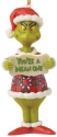 Jim Shore 6010789 Grinch You're A Mean One Ornament