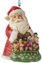 Jim Shore 6010832 Santa With Toybag Ornament