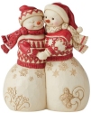 Jim Shore 6010834 Nordic Noel Snowman Couple Figurine