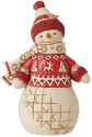 Jim Shore 6010835N Nordic Noel Snowman in Sweater Figurine