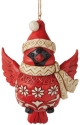 Jim Shore 6010837i Nordic Noel Cardinal Ornament