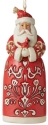 Jim Shore 6010838 Nordic Noel Santa Ornament