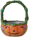 Jim Shore 6010839 Halloween Two Sided Basket Figurine