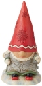 Jim Shore 6010844N Gnome With Braids Skiing Figurine