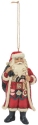 Jim Shore 6010856N Santa With Toy Bag Ornament