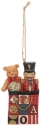 Jim Shore 6010857 Bear And Nutcracker Ornament