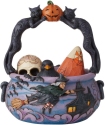 Jim Shore 6011172 Halloween Basket + 3 Mini Figurines