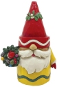 Jim Shore 6011240N Gnome Holding Wreath Figurine