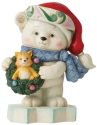 Jim Shore 6011484 Polar Bear With Kitten Pint Size Figurine