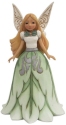 Jim Shore 6011626N White Woodland Fairy With Leaf Skirt Figurine