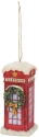 Jim Shore 6011678 Christmas Phone Booth Ornament