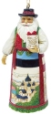 Jim Shore 6011686i Baltic Santa Ornament