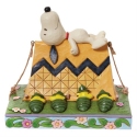 Jim Shore Peanuts 6011952 Snoopy & Woodstock Camping Figurine