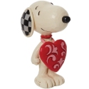 Jim Shore 6011953 Snoopy wearing Heart Sign Figurine