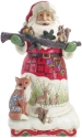 Jim Shore 6012024 Santa With Animals Statue