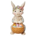 Jim Shore 6012443 Pint Size Easter Bunny With Crown Figurine