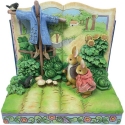 Jim Shore Beatrix Potter 6012486 Benjamin & Peter by Scarecrow Figurine