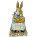 Jim Shore Beatrix Potter 6012488N Mrs Rabbit on Rocking Chair Figurine