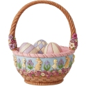 Jim Shore 6012585 19th Annual Easter Basket + 3 Eggs