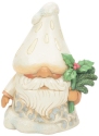 Jim Shore 6012681 Woodland Gnome Mushroom Hat Figurine