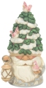 Jim Shore 6012682 White Woodland Evergreen Tree Gnome