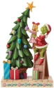 Jim Shore 6012694 Grinch Helping Cindy Decorate Tree Figurine