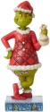 Jim Shore 6012697 Grinch with Bag of Coal Figurine