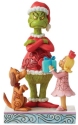 Jim Shore Dr Seuss 6012698N Max and Cindy Giving Gift To Grinch Figurine