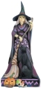 Jim Shore 6012752 Spooky or Sweet Two-Sided Witch Figurine