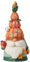 Jim Shore 6012757 Harvest Pumpkin Hat Gnome Figurine