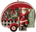 Jim Shore 6012873 Highland Glen Santa Plaid Hanging Ornament